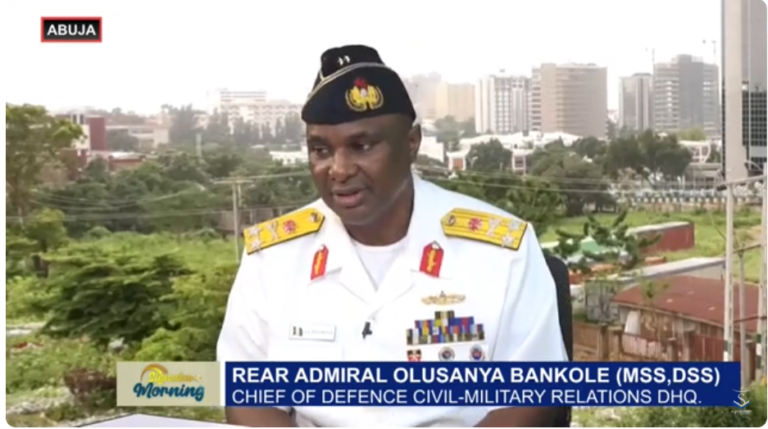MILITARY-CIVIL RELATIONS: WHEN THE CHIPS ARE DOWN. WITH REAR ADMIRAL OLUSANYA BANKOLE – WATCH VIDEO