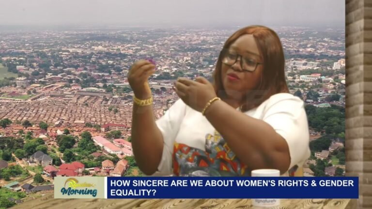 HOW SINCERE ARE WE ABOUT WOMEN’S RIGHTS & GENDER EQUALITY WITH AMB. ONYII MAMAH – WATCH VIDEO