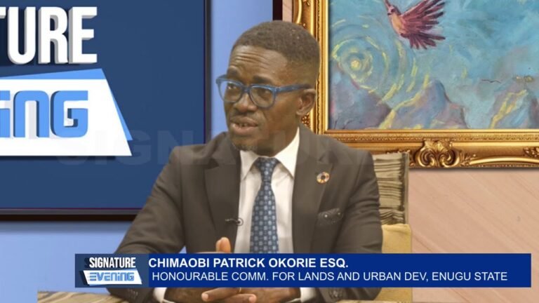 PATRICK OKORIE SPEAKS ON HIGHLIGHTING THE BENEFITS OF ENUGU STATE INDUSTRIAL PARK – WATCH VIDEO