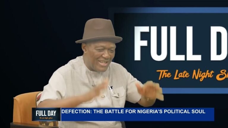HON. DENNIS AGBO SPEAKS ON DEFECTION – THE BATTLE FOR NIGERIA’S POLITICAL SOUL -WATCH VIDEO