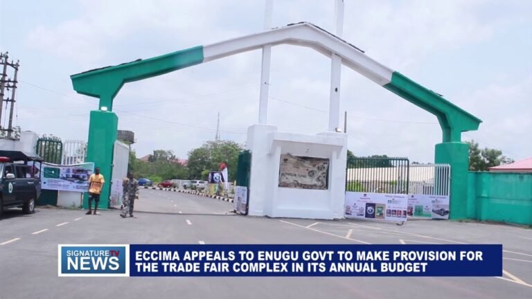 ECCIMA APPEALS TO ENUGU GOVT TO MAKE PROVISION FOR THE TRADE FAIR COMPLEX IN ITS ANNUAL BUDGET