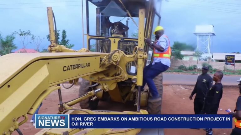 CHAIRMAN OF OJI RIVER LGA, GREG ANYAEGBUDIKE BEGINS REHABILITATION OF ROADS – WATCH VIDEO