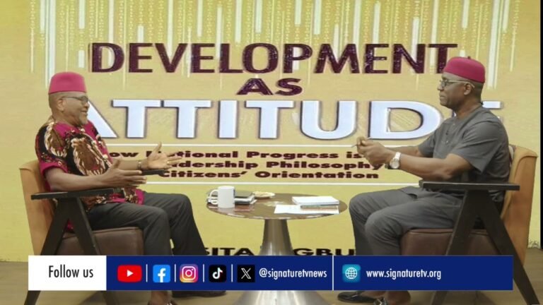 FULL DAY – DEVELOPMENT AS ATTITUDE WITH PROF. OSITA OGBU – WATCH VIDEO
