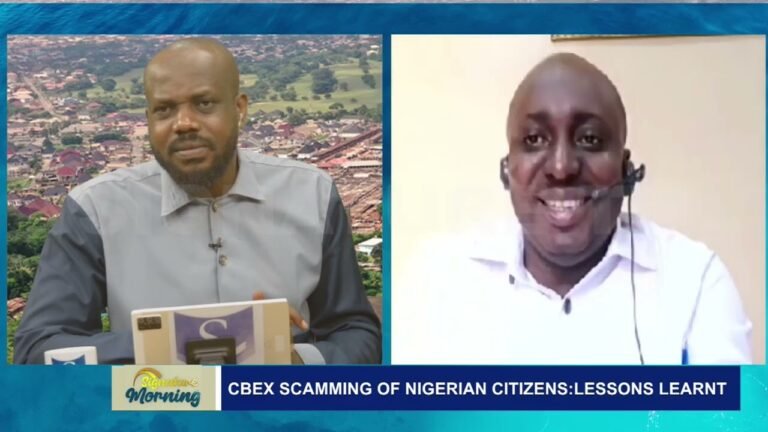 CBEX SCAMMING OF NIGERIAN CITIZENS – LESSONS LEARNT WITH CHUKWUMA OKENWA – WATCH VIDEO