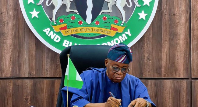 Blue Economy: Oyetola Signs Performance Bonds With Agency Heads