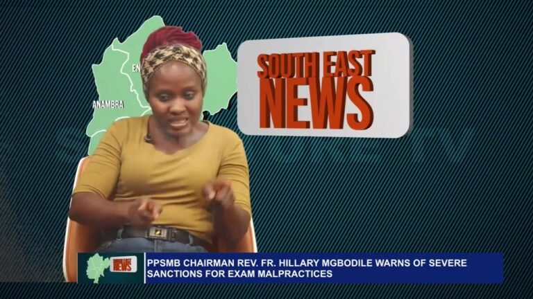 UGONNE OWALU SPEAKS ON PPSMB CHAIRMAN’S WARNING OF SERVE SANCTIONS FOR EXAM MALPRACTICES- WATCH VIDEO