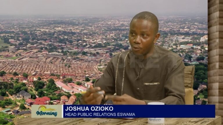 JOSHUA OZIOKO SPEAKS ON WASTE MANAGEMENT IN ENUGU- PROBLEMS & PROSPECTS – WATCH VIDEO