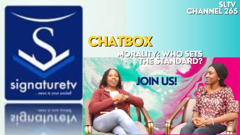 CHATBOX – MORALITY: WHO SETS THE STANDARD? WATCH VIDEO