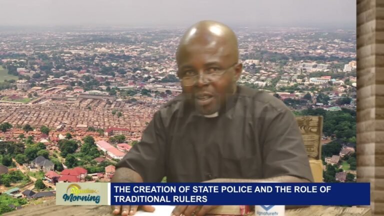 REV. FRANCIS AGU SPEAKS ON CREATION OF STATE POLICE & THE RULE OF TRADITIONAL RULERS -WATCH VIDEO