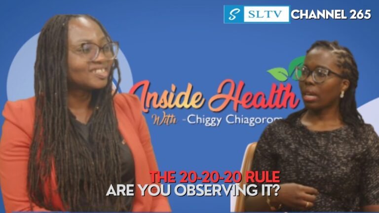 THE 20-20-20- RULE, ARE YOU OBSERVING IT? – WATCH VIDEO