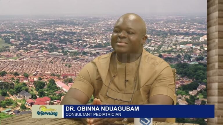 DR. OBINNA NDUAGUBAM SPEAKS ON IMMUNIZATION AND INFECTION CONTROL AMONG CHILDREN – WATCH VIDEO