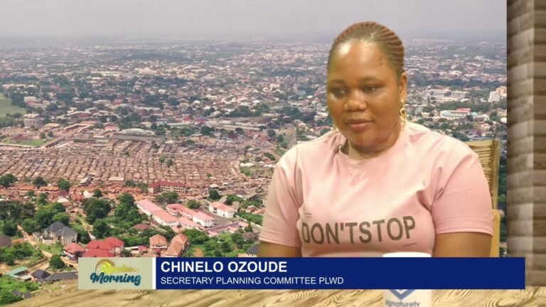 CHINELO OZOUDE ON WELFARE OF PEOPLE LIVING WITH DISABILITY IN NIGERIA WORKING ENVIRONMENT – WATCH VIDEO