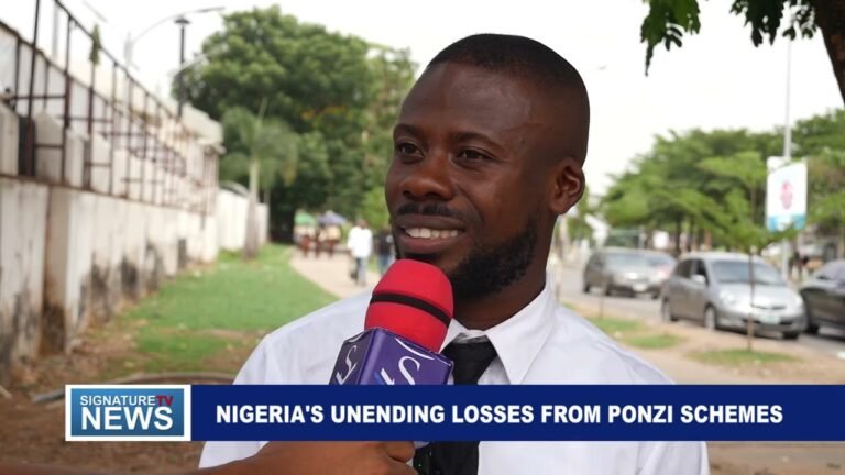 NIGERIA’S UNENDING LOSSES FROM PONZI SCHEMES- WATCH VIDEO