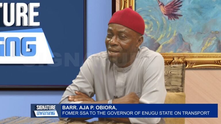 BARR. OBIORA AJA SPEAKS ON MASS TRANSPORTATION IN NIGERIA – WATCH VIDEO
