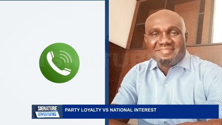 OKECHUKWU EDENKWO SPEAKS ON PARTY LOYALTY VS NATIONAL INTEREST – WATCH VIDEO