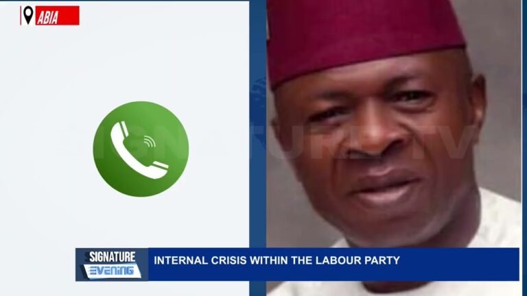 PRINCE G. O. NDUBUEZE SPEAKS ON INTERNAL CRISIS WITHIN THE LABOUR PARTY – WATCH VIDEO