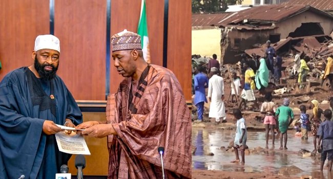 Zulum Donates ₦300m To Mokwa Flood Victims