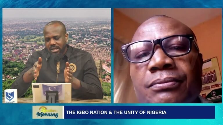THE IGBO NATION & THE UNITY OF NIGERIA WITH MAZI KEN OFOMA AND NOBIS ENENDU -WATCH VIDEO