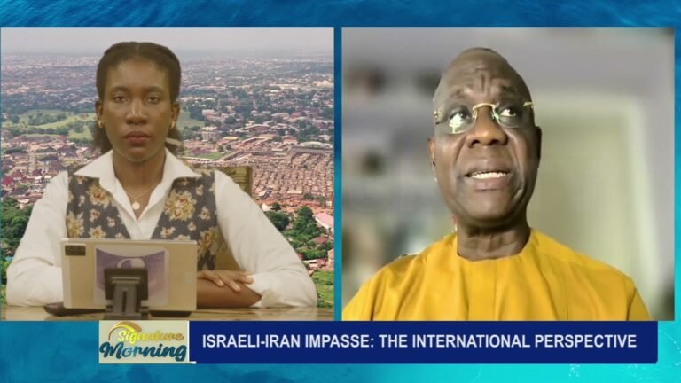 VINMARTIN OBIORA ILO SPEAKS ON ISRAELI-IRAN IMPASSE- THE INTERNATIONAL PERSPECTIVE -WATCH VIDEO