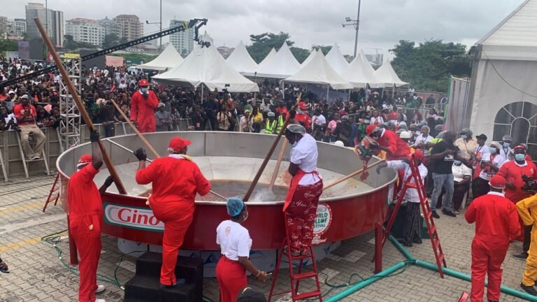 Hilda Baci Commences Attempt To Cook World’s Biggest Pot Of Jollof Rice