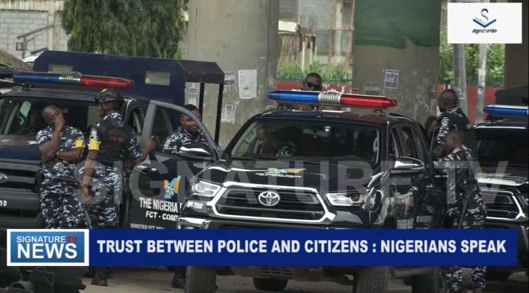 TRUST BETWEEN POLICE AND CITIZENS : NIGERIANS SPEAK-WATCH VIDEO