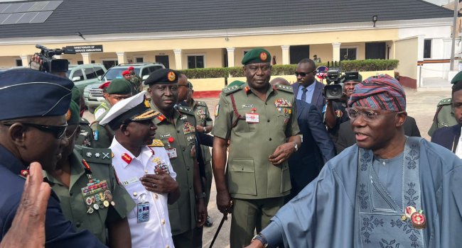Sanwo-Olu Hails Nigerian Army, Pledges Support For Military Operations