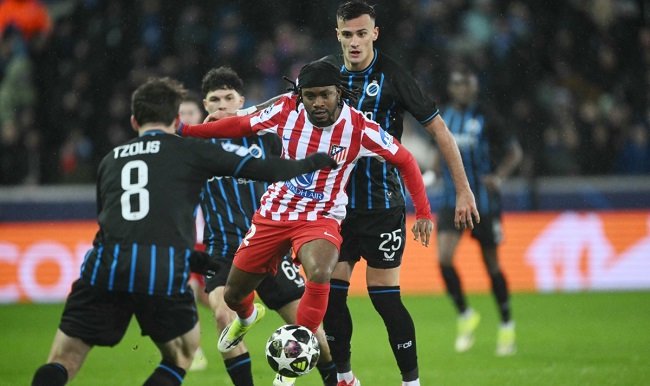 Lookman, Onyedika On Target As Atletico, Brugge Draw In Champions League