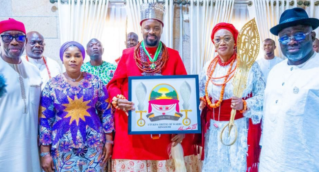 Remi Tinubu Conferred With Utukpa-Oritse Of Warri Kingdom Title