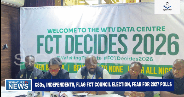 CSOs, Independents, Flag FCT Council election, Fear for 2027 Polls – Watch Video