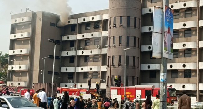 Fire Breaks Out At Federal Head Of Service Building In Abuja
