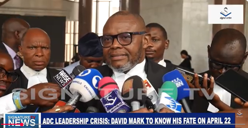 ADC LEADERSHIP CRISIS: DAVID MARK TO KNOW FATE ON APRIL 22 – WATCH VIDEO