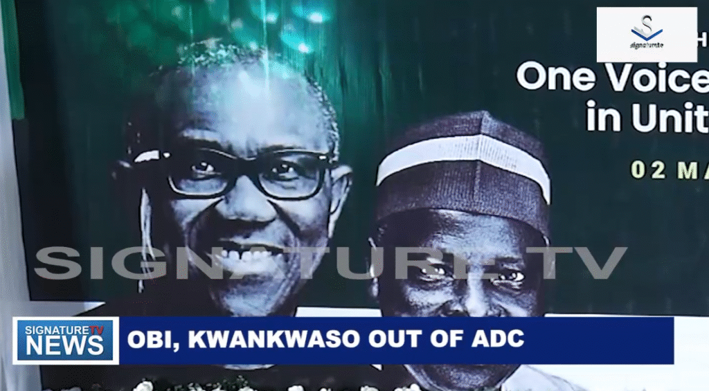 OBI, KWANKWASO OUT OF ADC – WATCH VIDEO