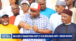 NDC IS NOT A TRANSACTIONAL PARTY, IT IS AN IDEOLOGICAL PARTY – SERIAKE DICKSON – WATCH VIDEO
