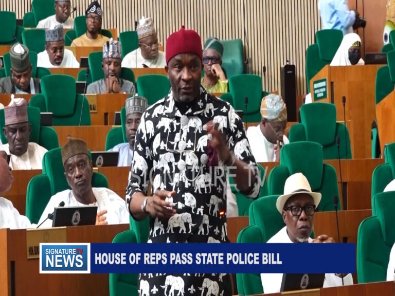 HOUSE OF REPS PASS STATE POLICE BILL