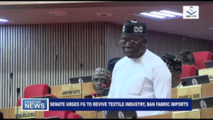 SENATE URGES FG TO REVIVE TEXTILE INDUSTRY, BAN FABRIC IMPORTS -WATCH VIDEO