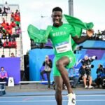 Police celebrate as Corporal Nathaniel bags 400m hurdles gold at Commonwealth